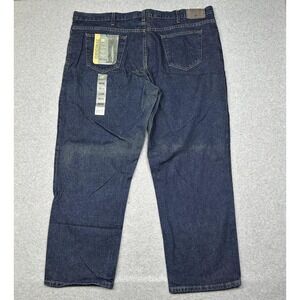 Faded‎ Glory Jeans Mens 46x30 Blue Original Fit Straight Leg Durable Denim Pants